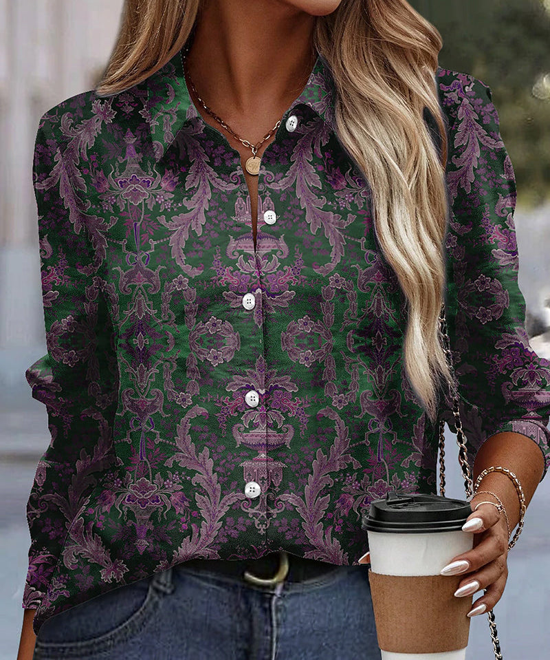 Rosie | Flattering Fit and Vibrant Patterned Blouse