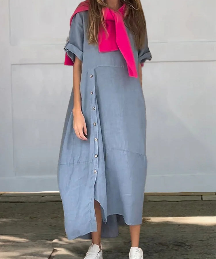 MABEL | Ultra-Comfortable Breathable Cotton Dress - Lizabella Fashion