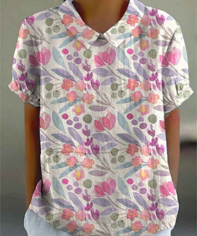 Fae | Floral Shirt with flowers