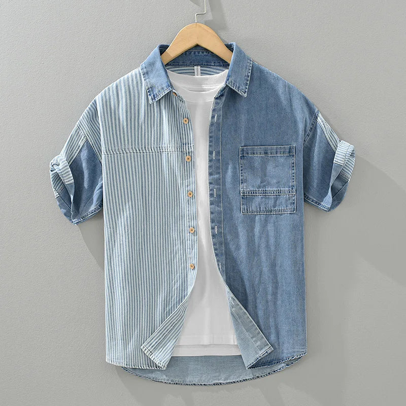 Striped Cotton Shirt for Casual Wear