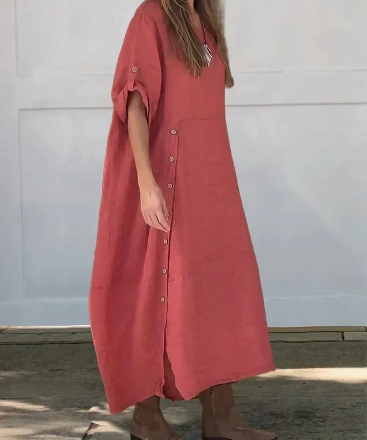 MABEL | Ultra-Comfortable Breathable Cotton Dress - Lizabella Fashion