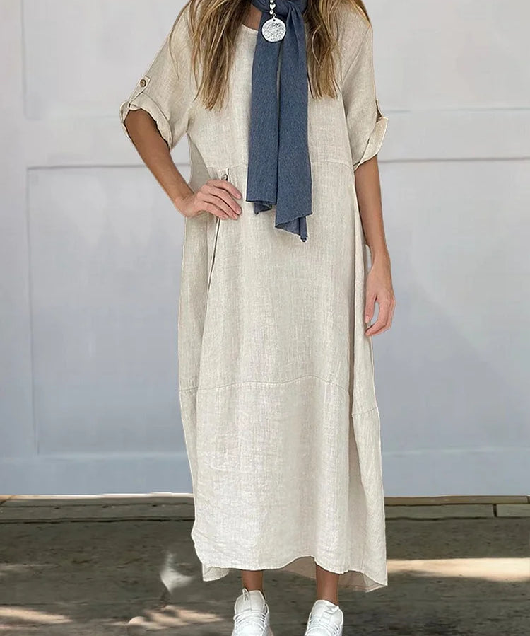 MABEL | Ultra-Comfortable Breathable Cotton Dress - Lizabella Fashion