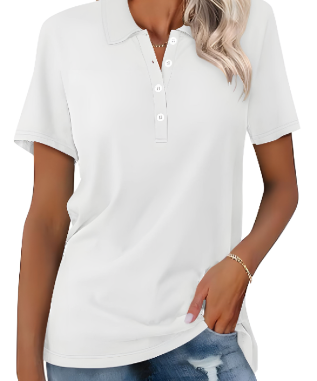 Rhea | Timeless Elegance Classic Polo Shirt