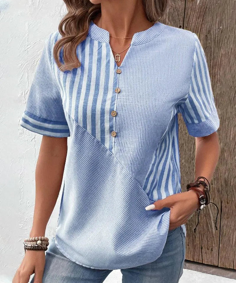 Samantha | Women's Striped Pattern Stylish Blouse