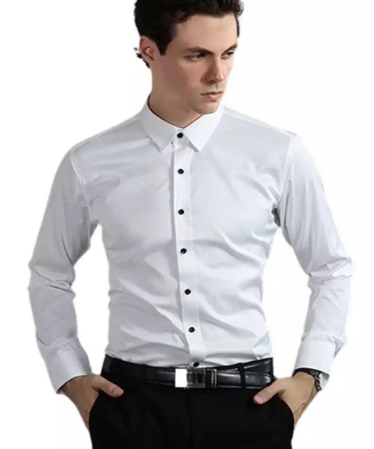 LUKE | Classic Stretch Shirt for Men - Wrinkle-Free Elegance - Lizabella Fashion